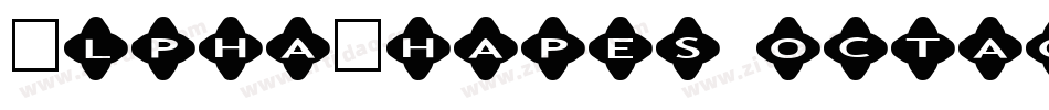 AlphaShapes octagons 2字体转换